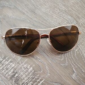 SUNCLOUD Brown Aviator Sunglasses
